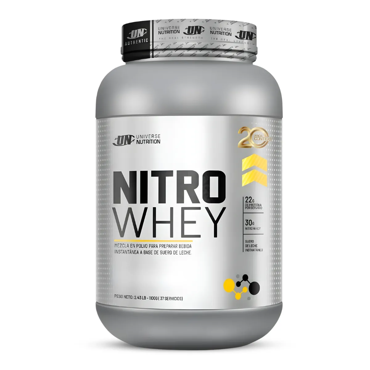 NITRO WHEY 1.1 KG CHOCOLATE - 1