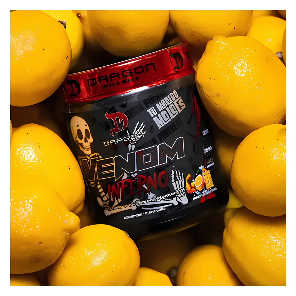 VENOM INFERNO TU MARIDO MOISES 40 SERVICIOS BRAZO DE 50 LIMON + SHAKER - 4