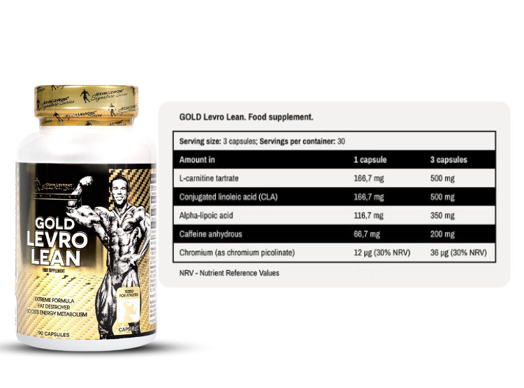 GOLD LEVRO LEAN 90 CAPSULAS - 3