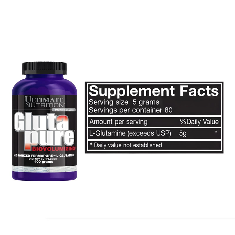 GLUTAPURE - GLUTAMINA ULTIMATE NUTRITION 400 G - 2