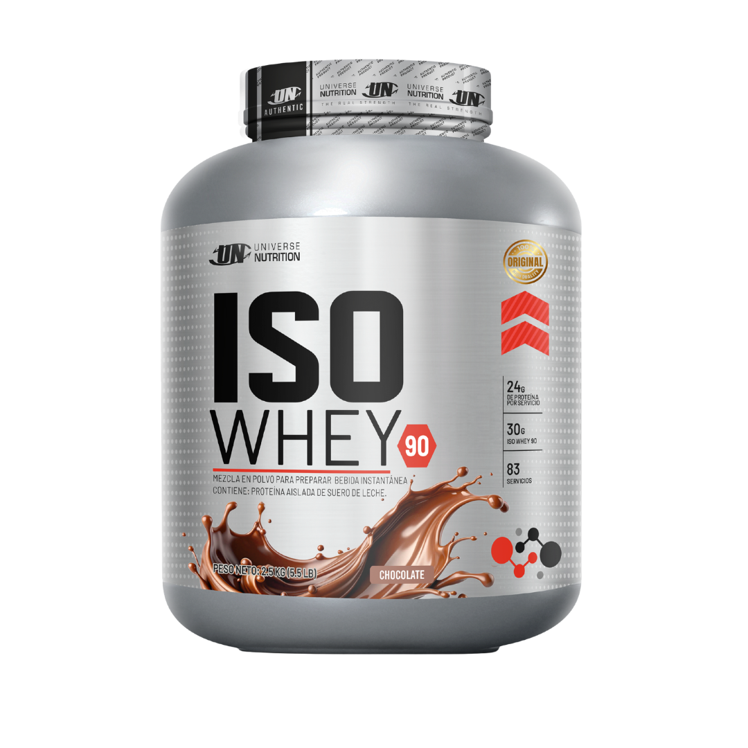 ISO WHEY 90 2.5 KG - CHOCOLATE + STRAPS + SHAKER - 2