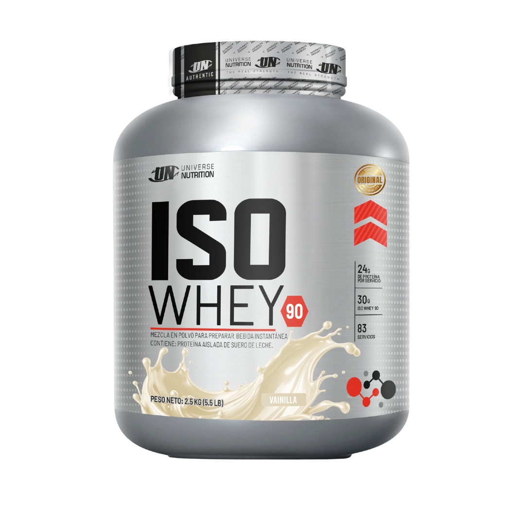 ISO WHEY 90 2.5 KG - VAINILLA + STRAPS + SHAKER - 2