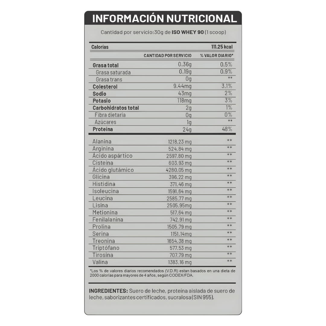 ISO WHEY 90 2.5 KG - CHOCOLATE + SHAKER + PORTAPROTEINA - 3