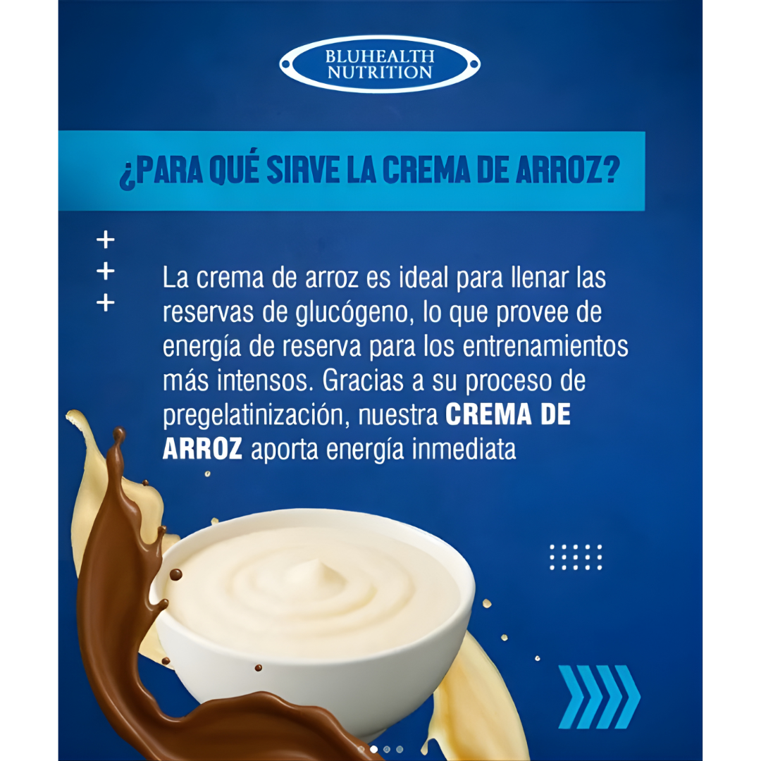 CREMA DE ARROZ BLUHEALTH 2.5 KG + SHAKER - SABOR (COOKIES, CHOCOLATE, VAINILLA) - 4
