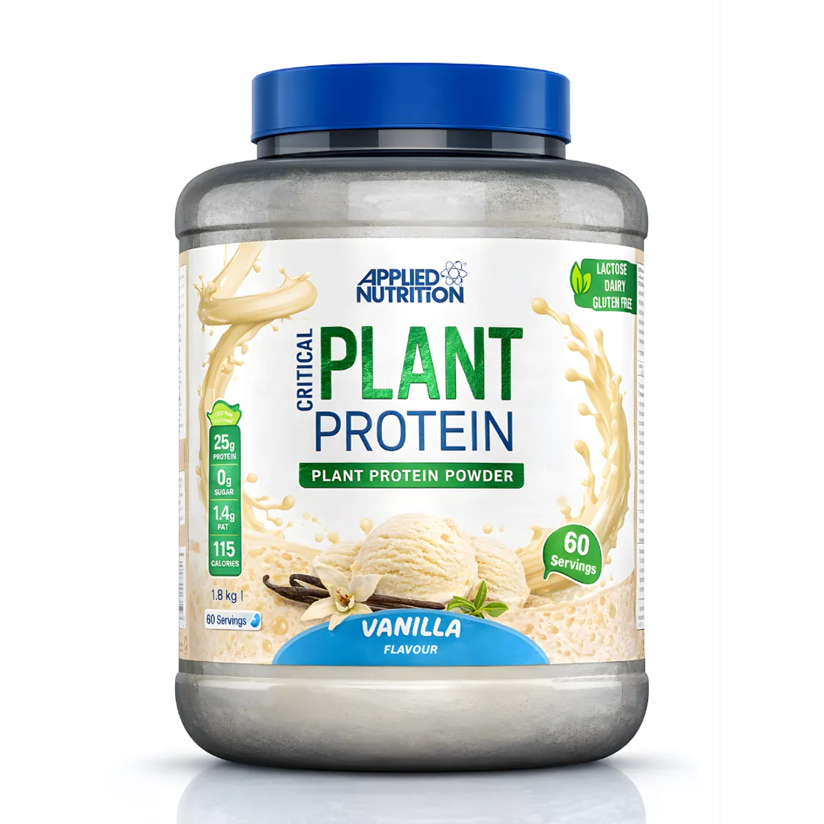 PROTEÍNA VEGANA CRITICAL PLANT PROTEIN 1.8 KG - VAINILLA - 1