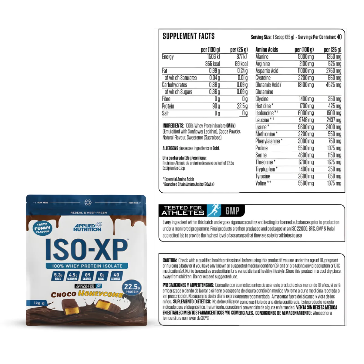 ISO XP 1 KG PROTEINA ISOLATADA - CHOCO HONEYCOMB - 2