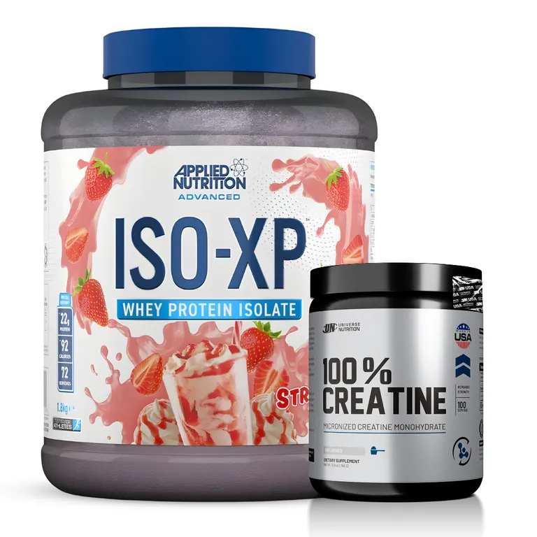 ISO XP 1.8 KG PROTEINA ISOLATADA - STRAWBERRY + CREATINA UNIVERSE NUTRITION 250 G - 1