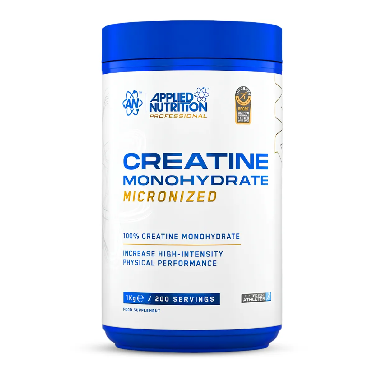 CREATINA APPLIED NUTRITION 1 KG - CREATINA MONOHIDRATADA Y MICRONIZADA -200 SERVICIOS - 1