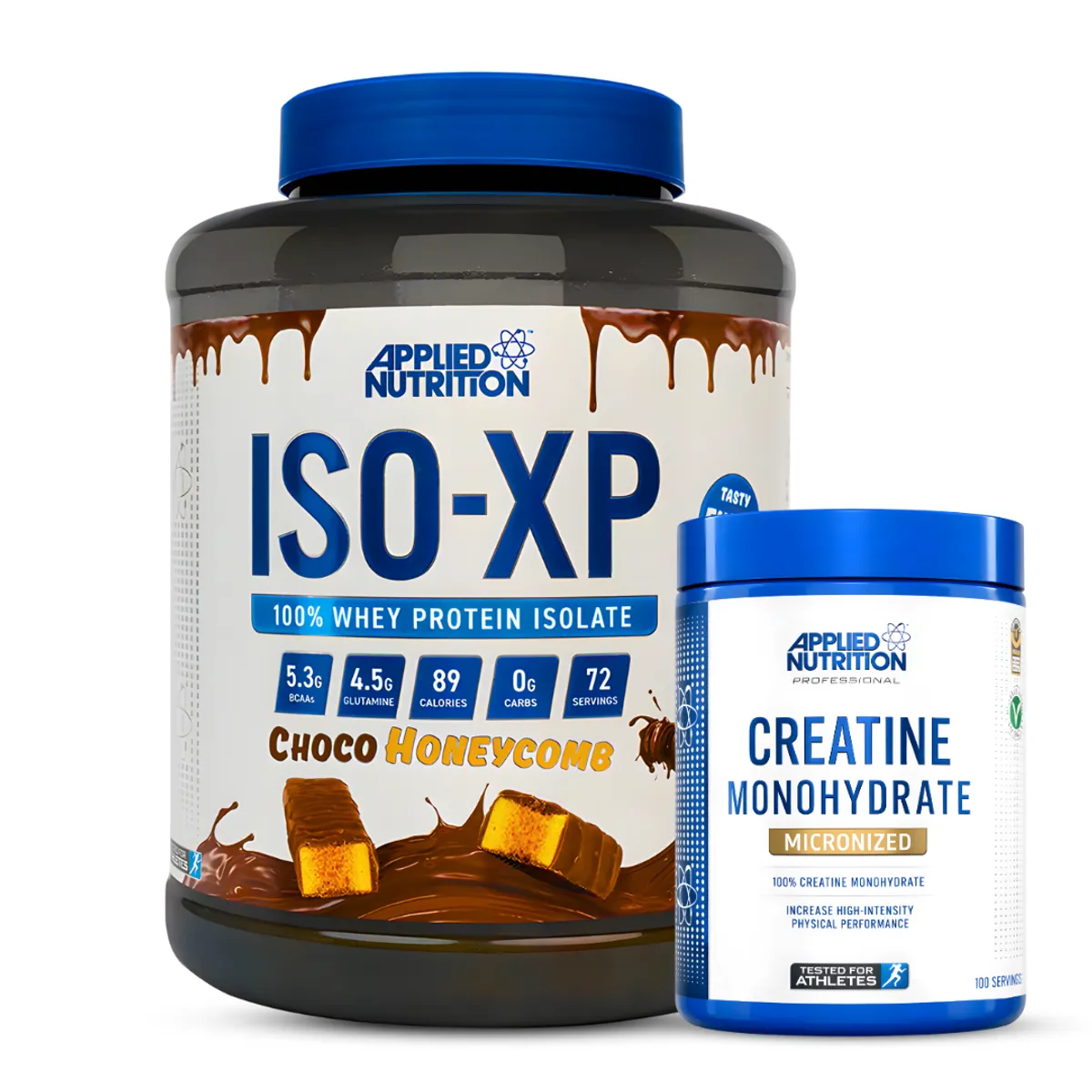 PROTEÍNA ISO XP 1.8  KG - CHOCO HONEYCOMB + CREATINA APPLIED NUTRITION 500 G - 1
