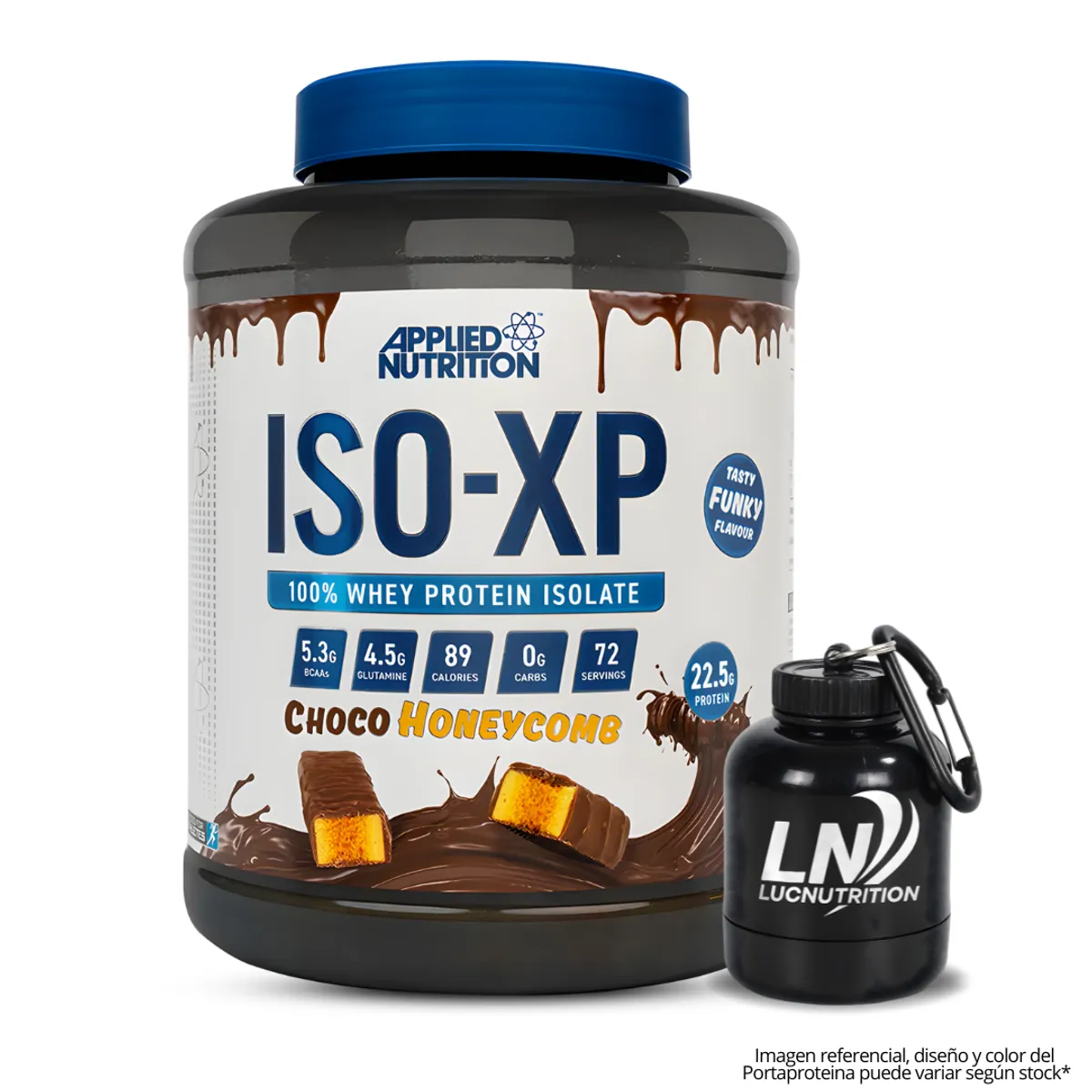 PROTEÍNA ISO XP 1.8  KG - CHOCO HONEYCOMB + PORTAPROTEINA - 1