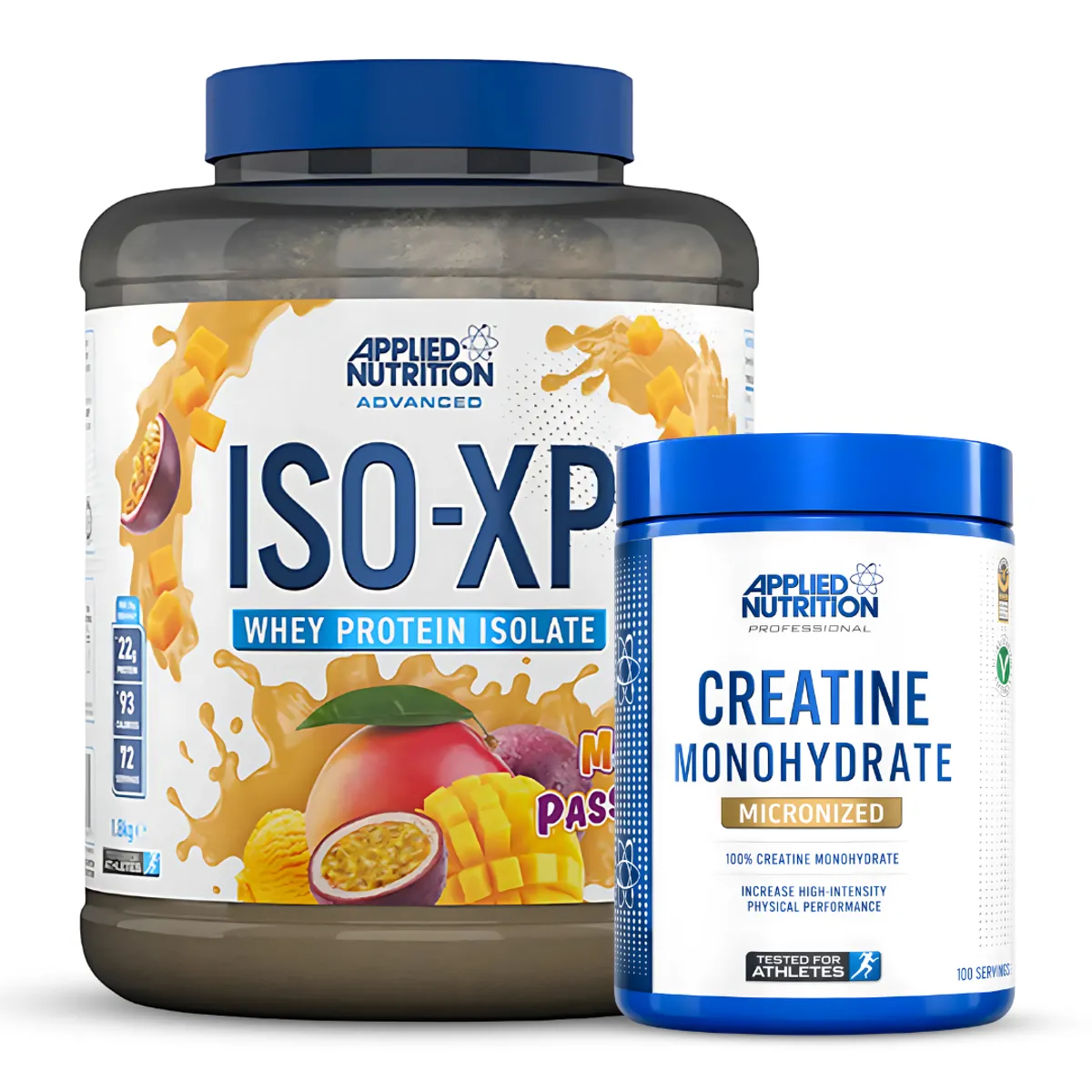 PROTEÍNA ISO XP 1.8  KG- MANGO Y PASSION FRUIT + CREATINA APPLIED NUTRITION 500 G - 1