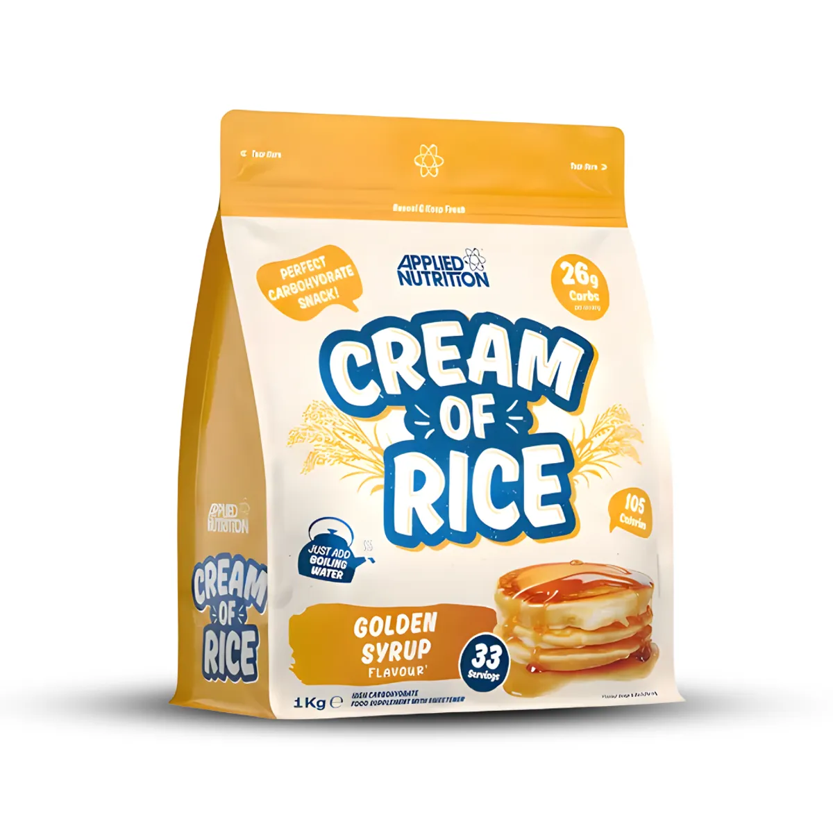 CREMA DE ARROZ APPLIED NUTRITION 1 KG CREAM OF RICE - GOLDEN SYRUP - 1