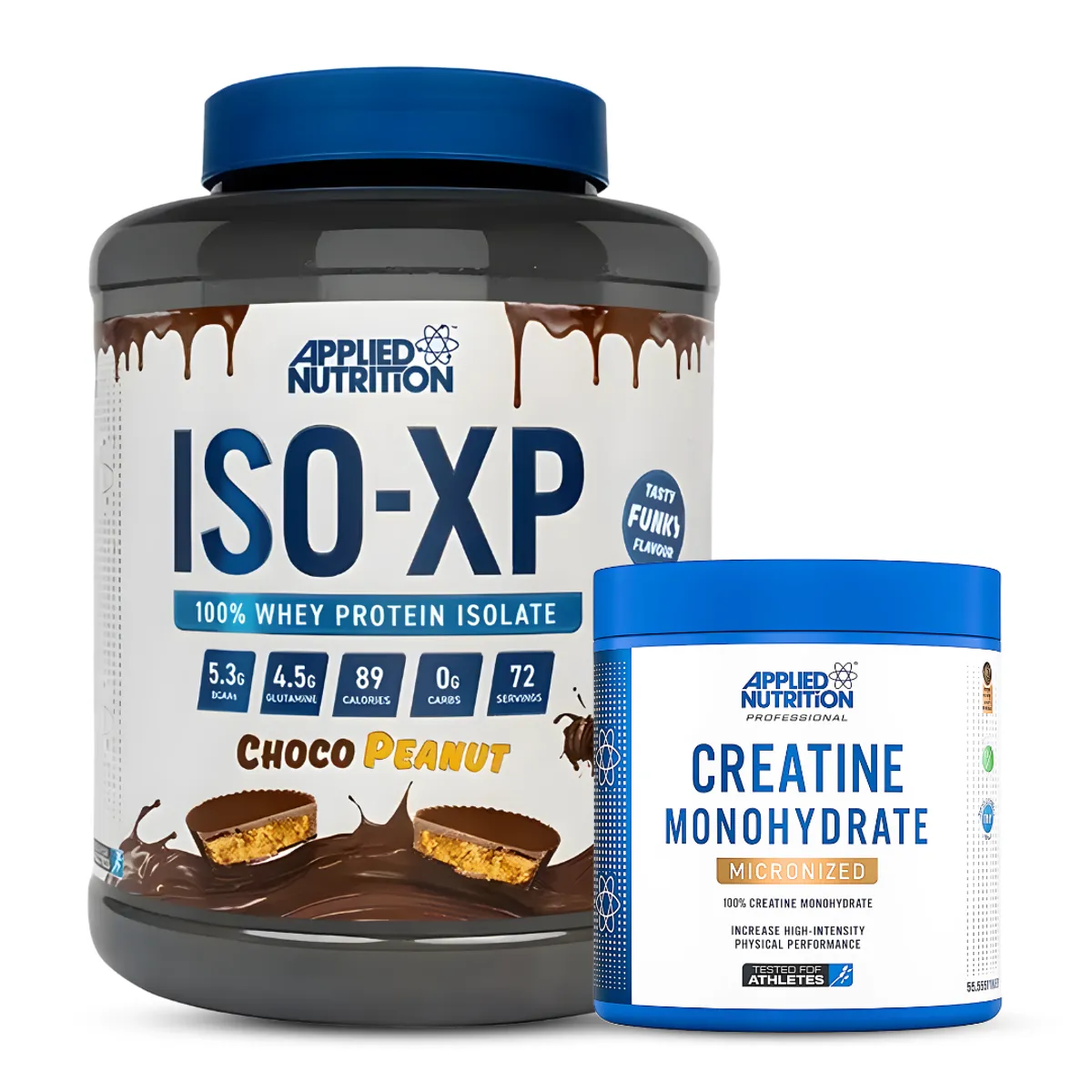 PROTEÍNA ISO XP 1.8 KG- CHOCO PEANUT + CREATINA APPLIED NUTRITION 250 G - 1
