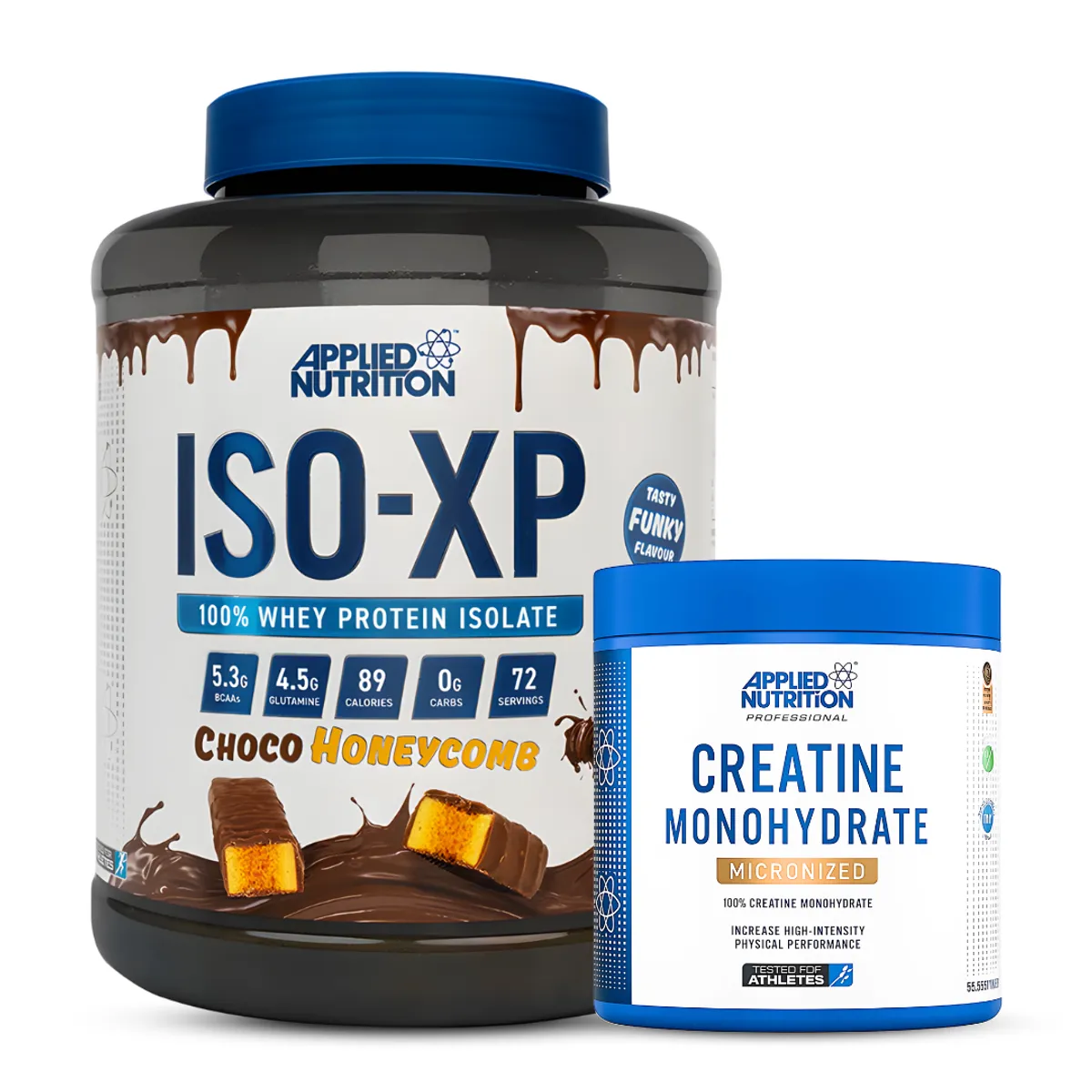 PROTEÍNA ISO XP 1.8 KG- CHOCO HONEYCOMB + CREATINA APPLIED NUTRITION 250 G - 1