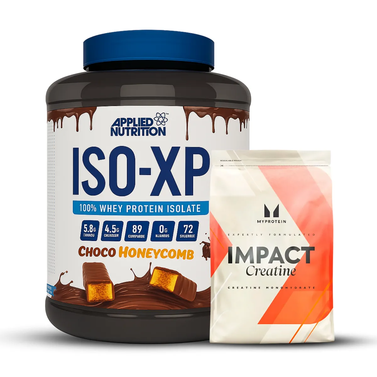 PROTEÍNA ISO XP 1.8  KG - CHOCO HONEYCOMB + CREATINA MYPROTEIN 250 G - 1