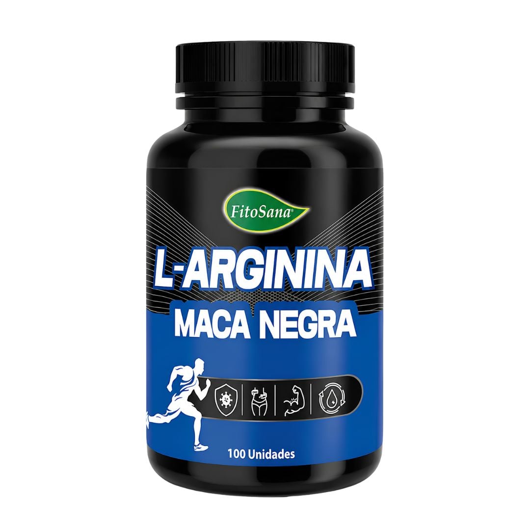 L-ARGININA CON MACA NEGRA FITOSANA - 100 CAPSULAS - 1