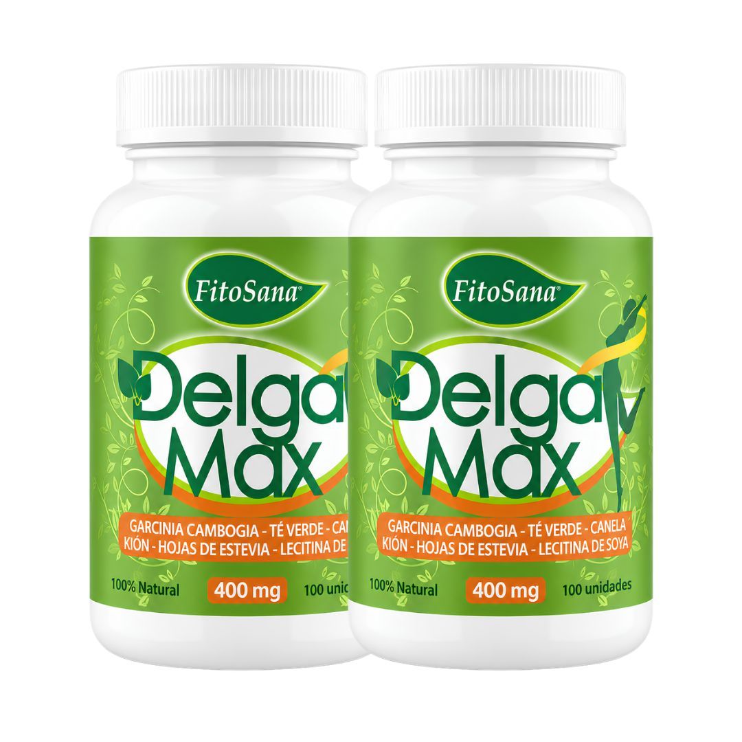 PACK X 02 - DELGAMAX FITOSANA 400 MG - 100 CAPSULAS - 3