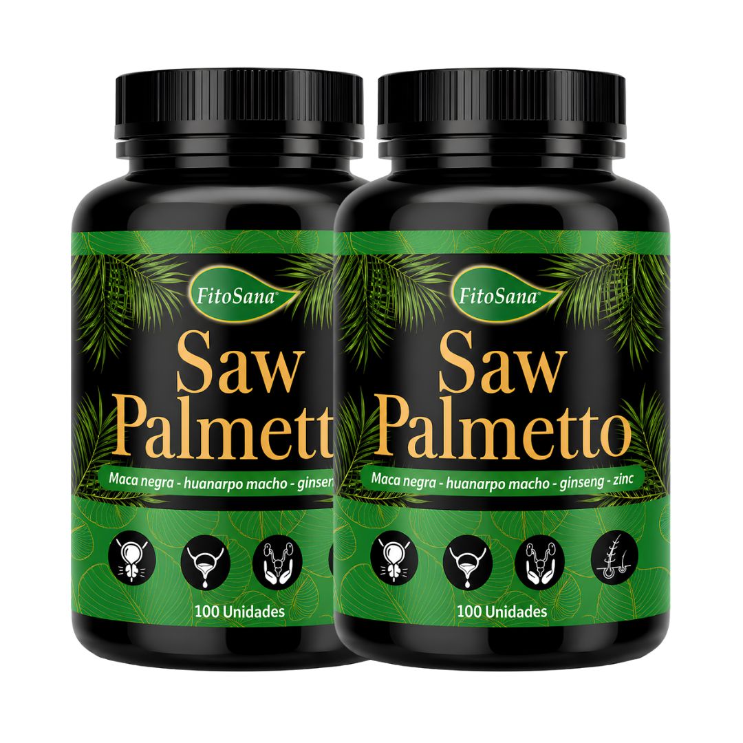 PACK X 02 - SAW PALMETTO FITOSANA - 100 CAPSULAS - 1