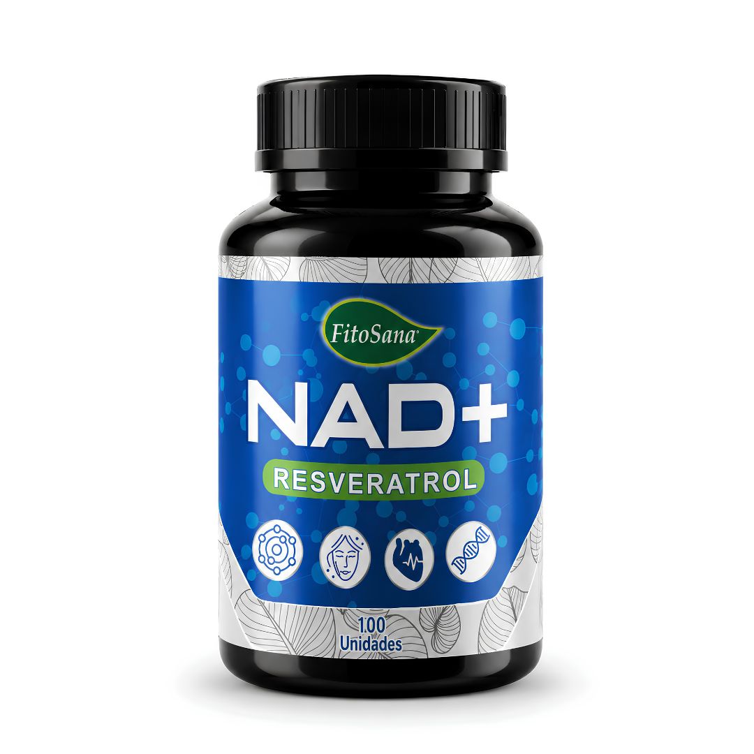 CAPSULAS NAD+ RESVERATROL FITOSANA - 100 CAP - 1