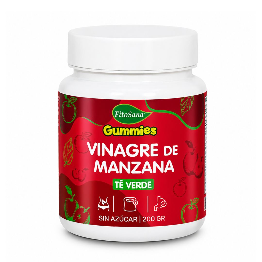 GOMITAS VINAGRE DE MANZANA CON TÉ VERDE FITOSANA - 200 G - 1
