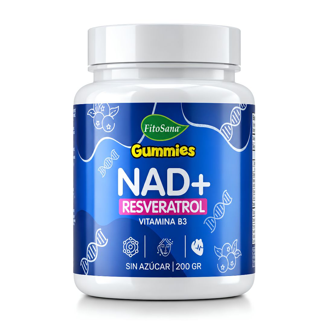 PACK X 03 - GOMITAS NAD+ RESVERATROL CON VITAMINA B3 FITOSANA - 200 G - 2