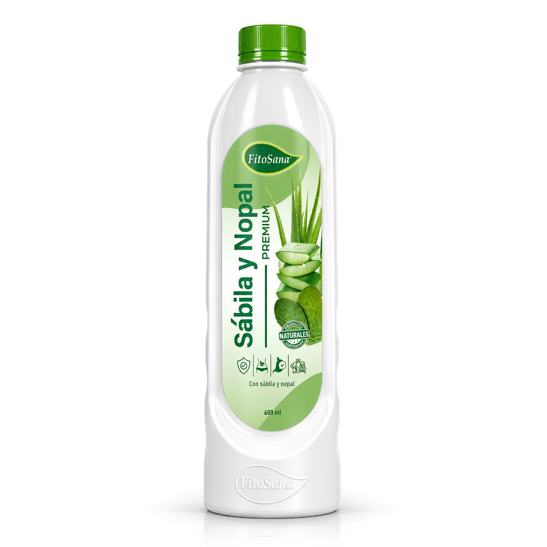 BEBIDA CON SABILA Y NOPAL PREMIUM FITOSANA 600 ML - 1