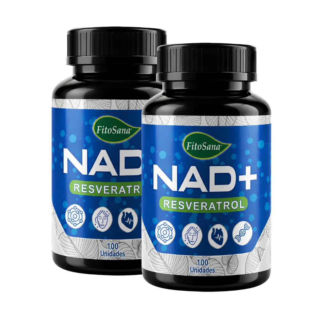 PACK X 02 - CAPSULAS NAD+ RESVERATROL FITOSANA - 100 CAP - 1