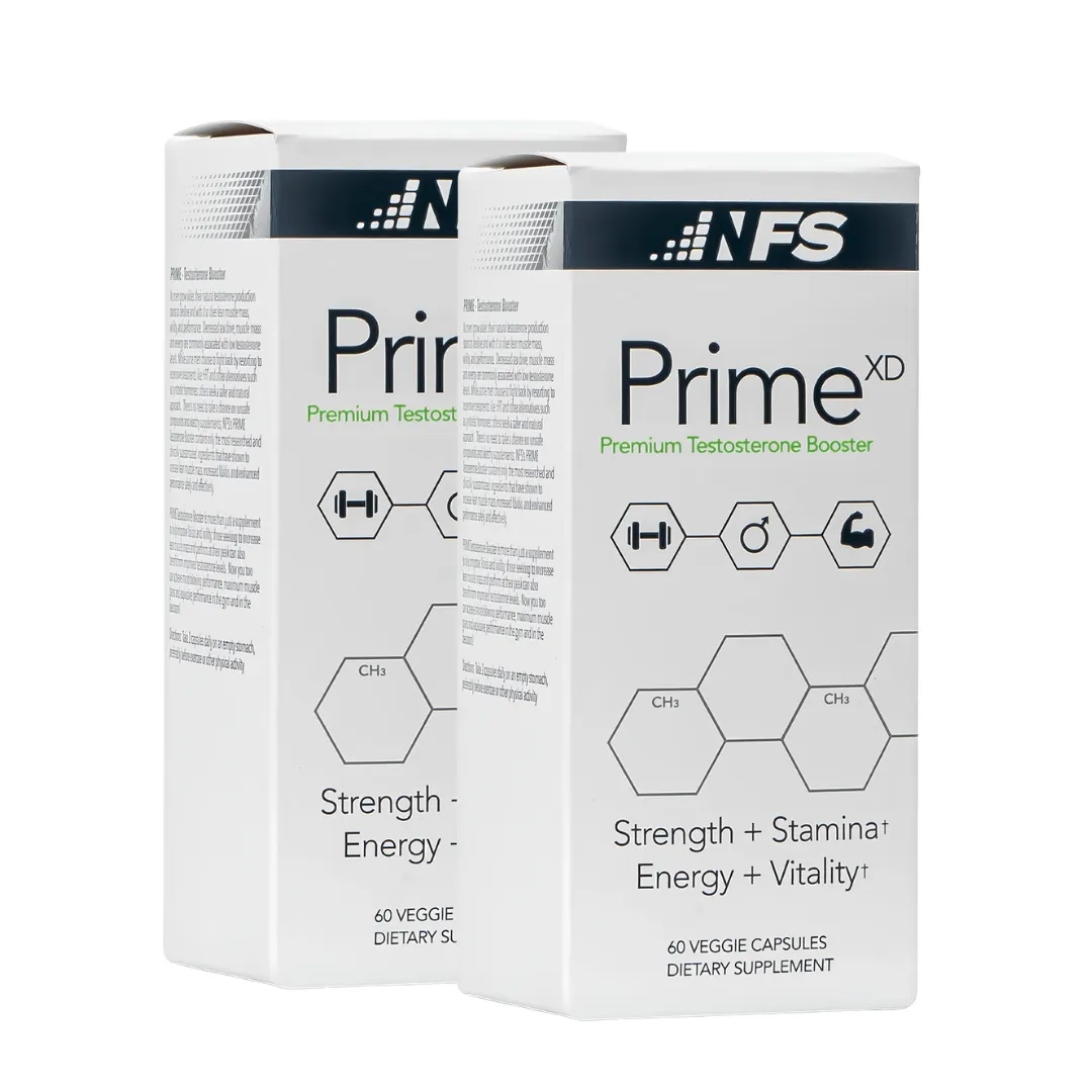 PACK X 02 - PRIME XD NFS CORE - PRECURSOR NATURAL DE TESTOSTERONA 60 CAPSULAS - 1