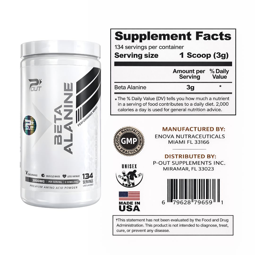 BETA ALANINA P-OUT / BETA ALANINE P-OUT 400 G - 134 SERVICIOS - 2