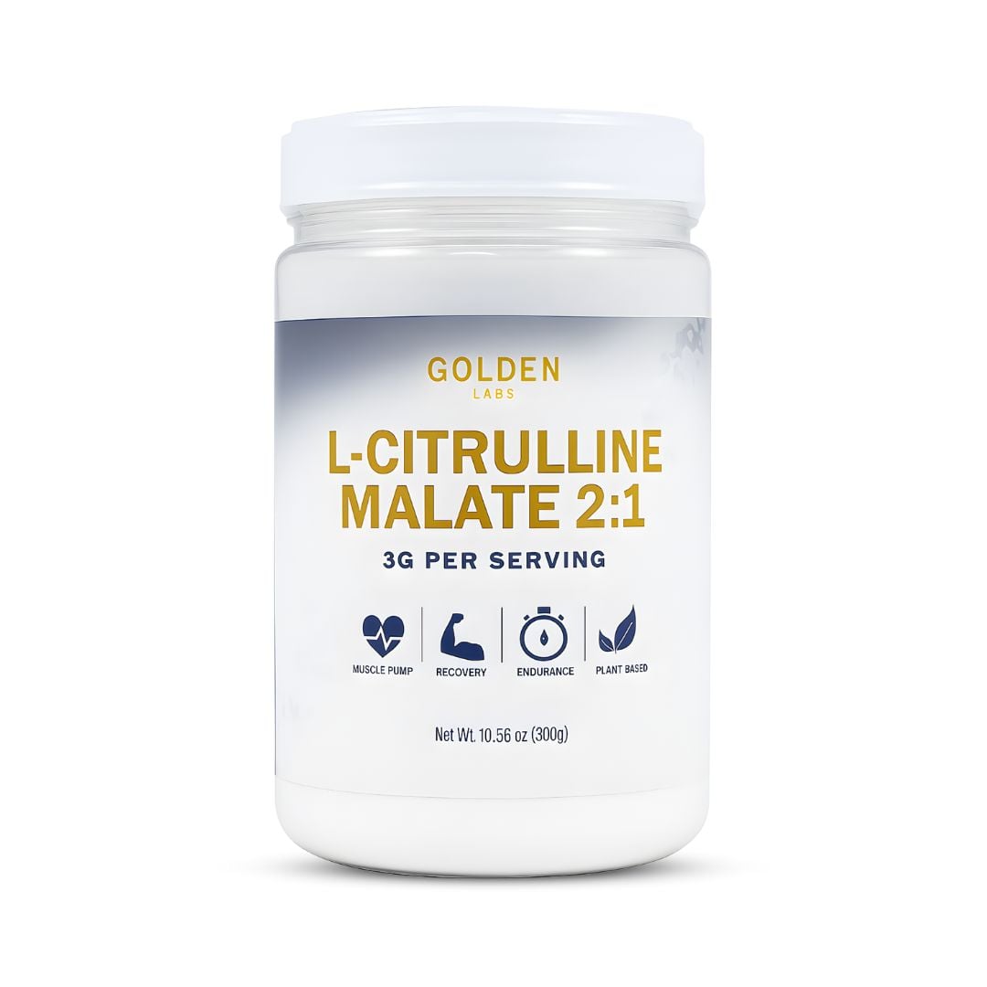 CITRULLINE MALATE / CITRULINA MALATO 2:1 - 300 G GOLDEN LABS + SHAKER - 2