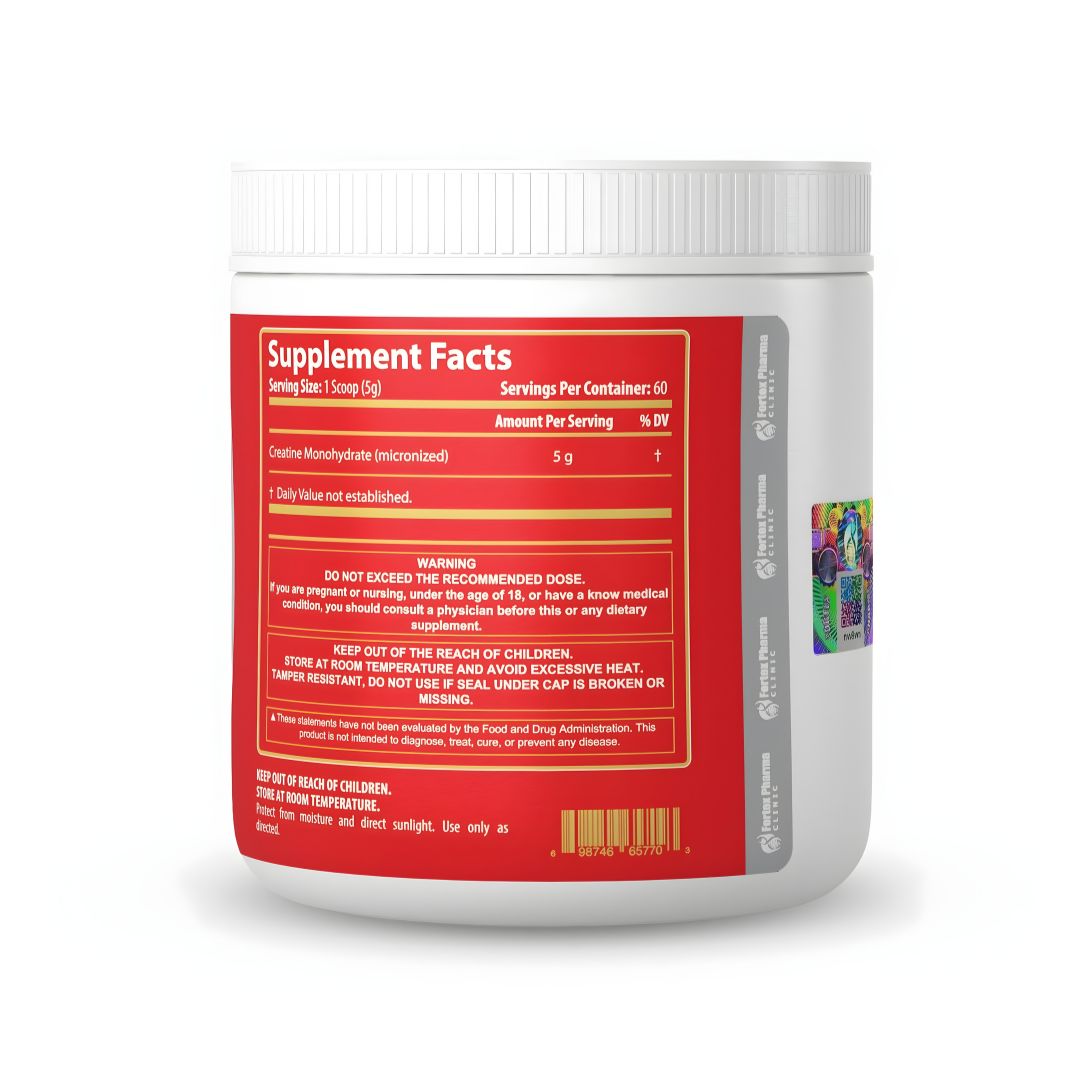 PACK X 02 - CREATINA MONOHIDRATADA - CRIMSON MICRONIZED CREATINE 300 G / 60 SERVICIOS - 4