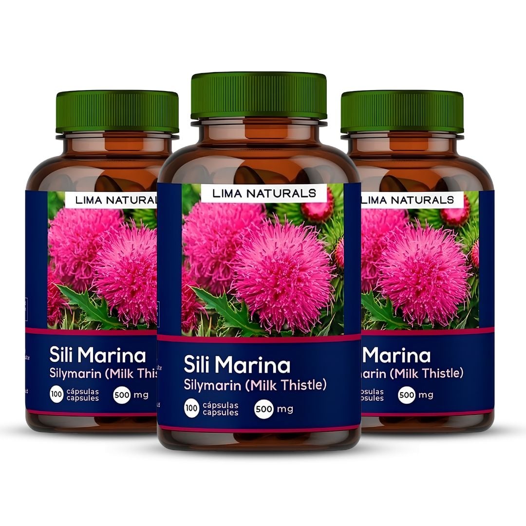 PACK X 03 - SILIMARINA LIMA NATURALS - 100 CÁPSULAS - 1