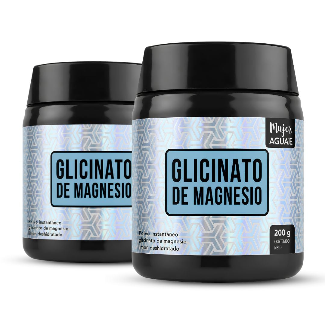 PACK X 02 - GLICINATO DE MAGNESIO MUJER AGUAJE 200 G - 66 SERVICIOS - 1