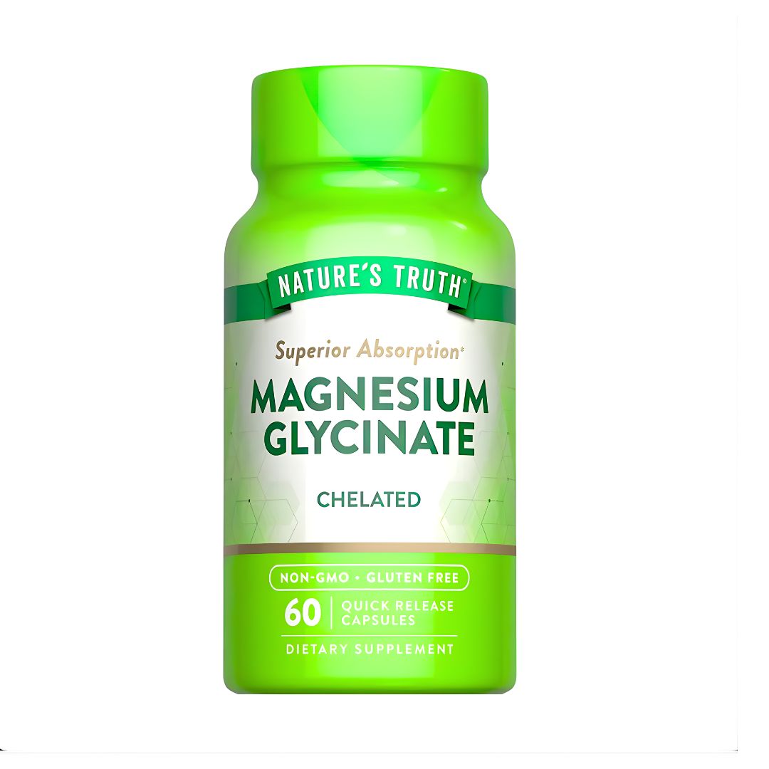 GLICINATO DE MAGNESIO 200 MG NATURE'S TRUTH - 60 CAPSULAS - 1