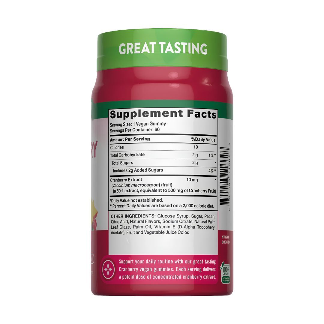 GOMITAS CRANBERRY NATURE'S TRUTH - 60 GOMITAS - 1