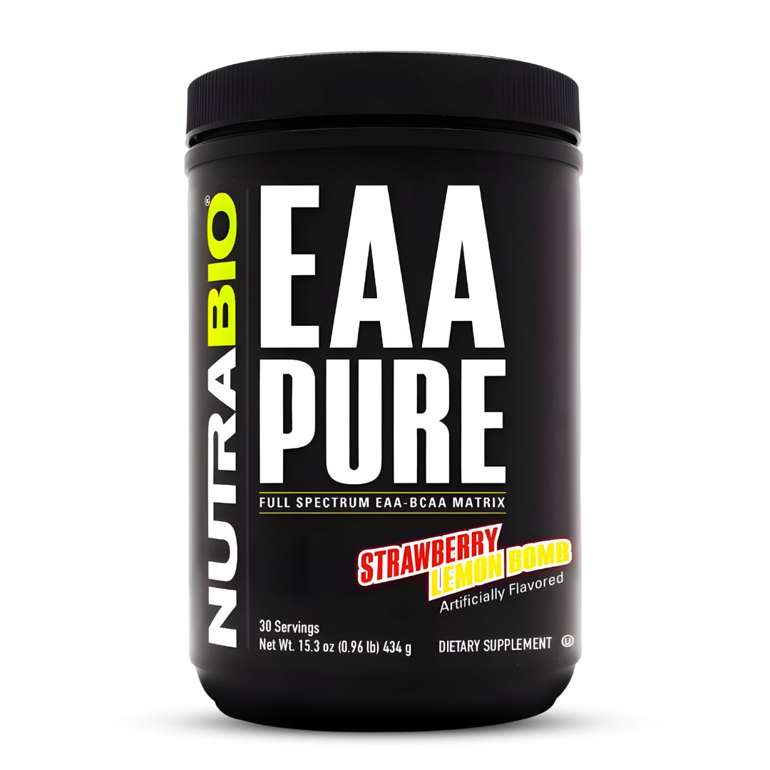 PACK X 02 - EAA PURE NUTRABIO AMINOÁCIDOS 30 SERVICIOS - STRAWBERRY LEMON BOMB - 2