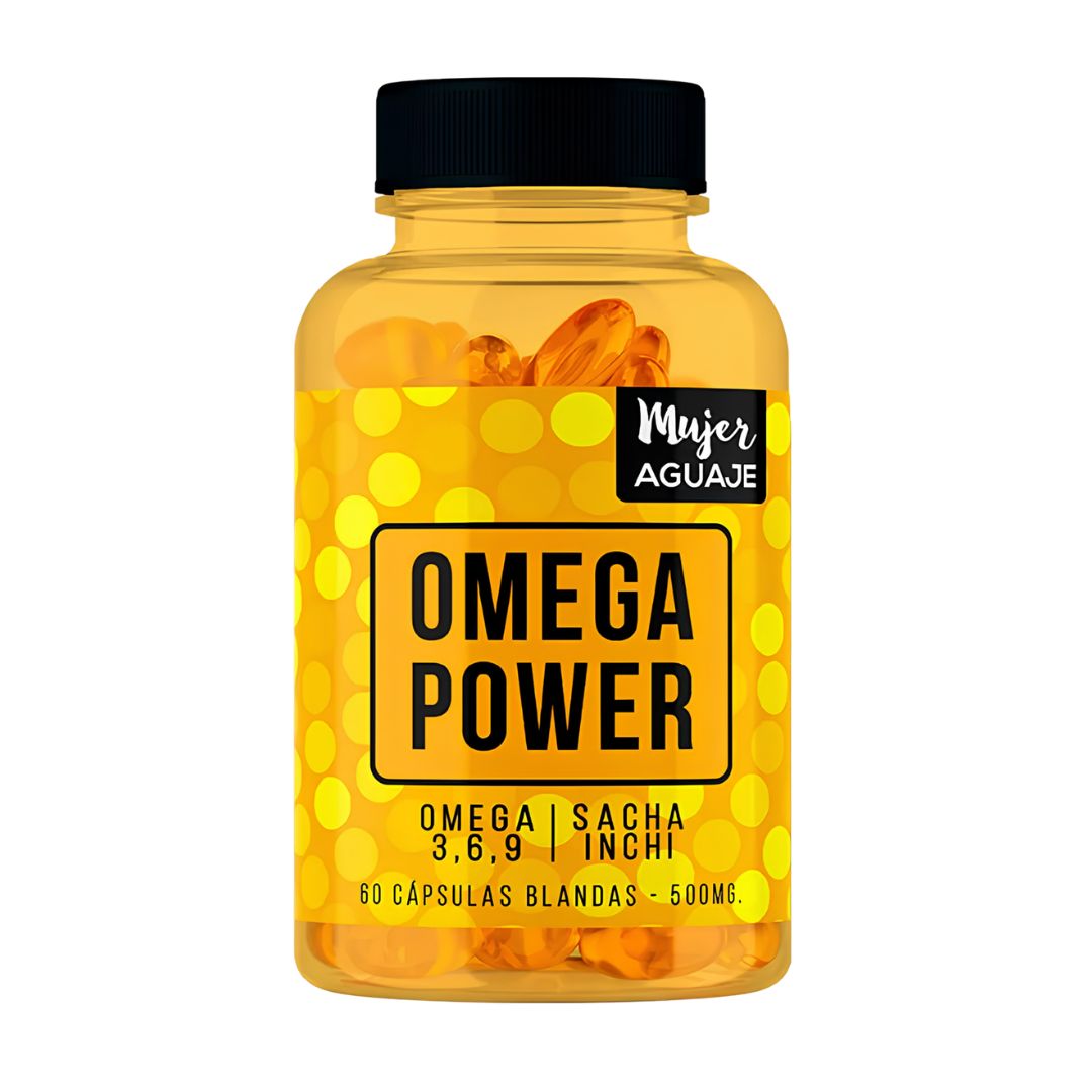 PACK X 03 - OMEGA POWER - MUJER AGUAJE 60 CAP - 2