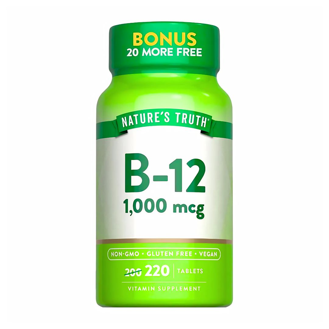 VITAMINA B12 NATURE'S TRUTH 1000 MCG - 220 TABLETAS - 1