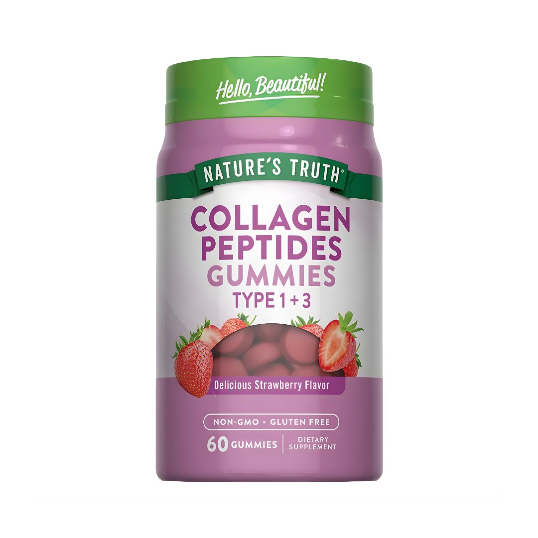 PACK X 02 - GOMITAS PÉPTIDOS COLAGENO NATURE'S TRUTH TIPO 1 Y 3 / 120MG - 60 GOMITAS - 2