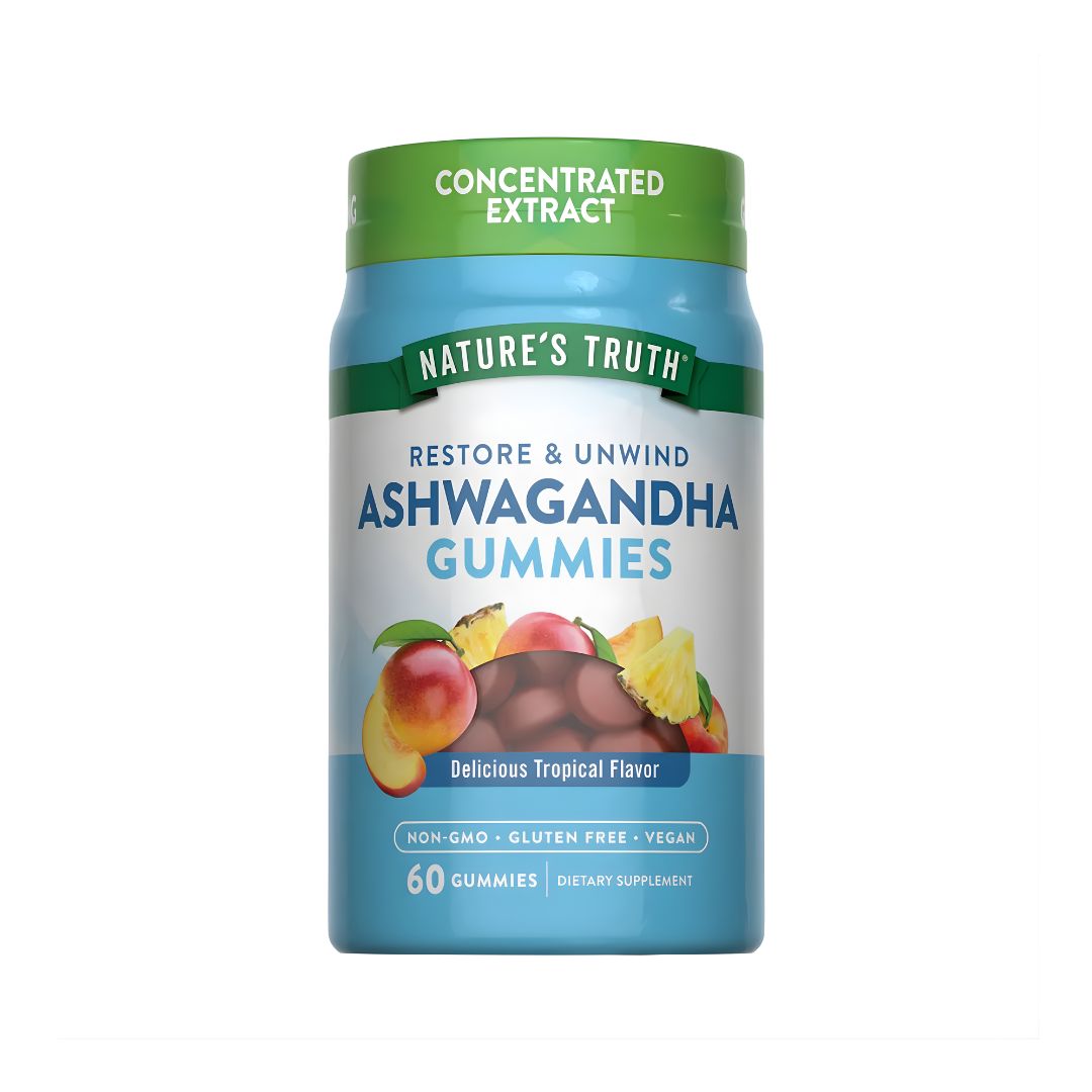 GOMITAS ASHWAGANDHA NATURE'S TRUTH - 60 GOMITAS - 1