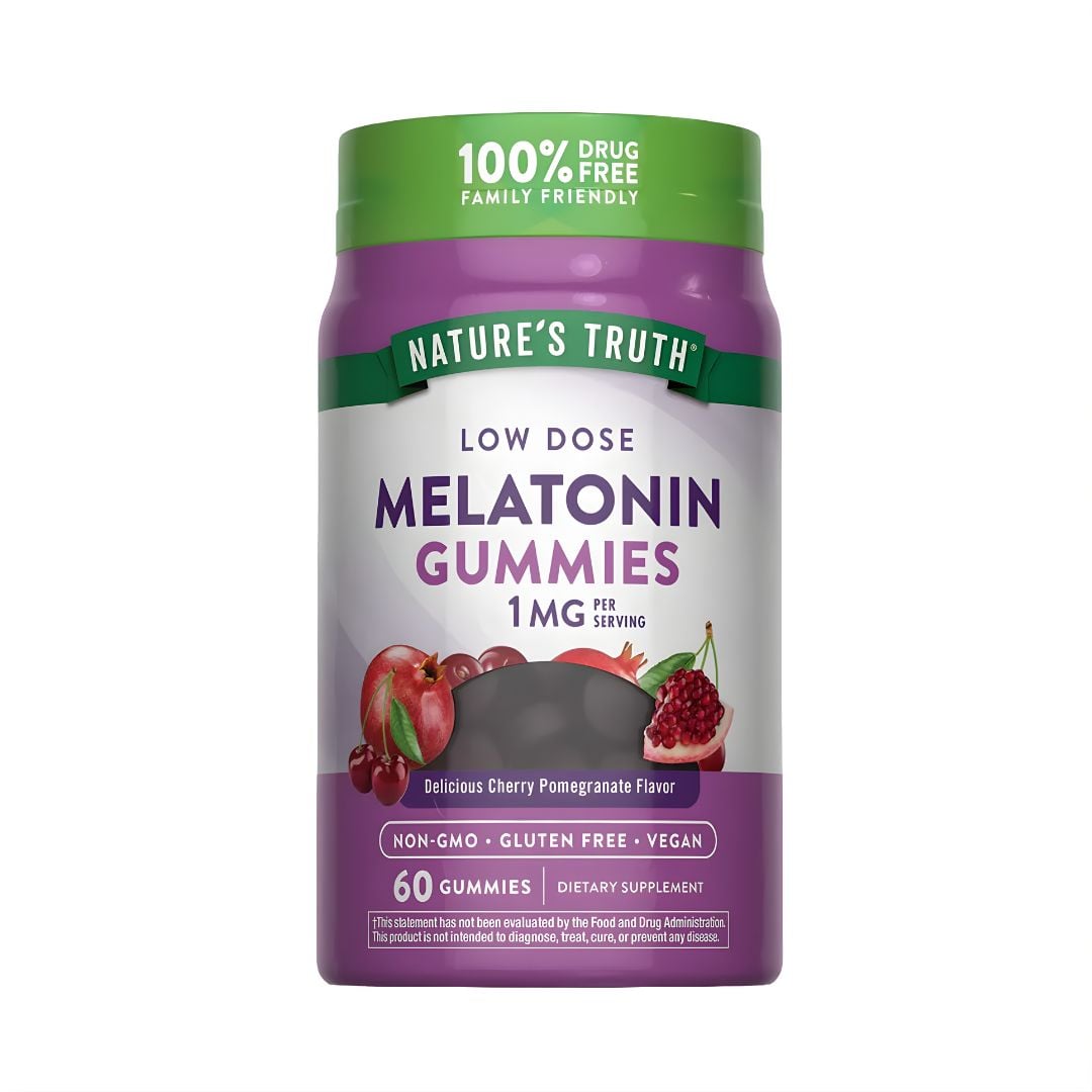 GOMITA MELATONINA NATURE'S TRUTH 1 MG - 60 GOMITAS SABOR CHERRY - 1
