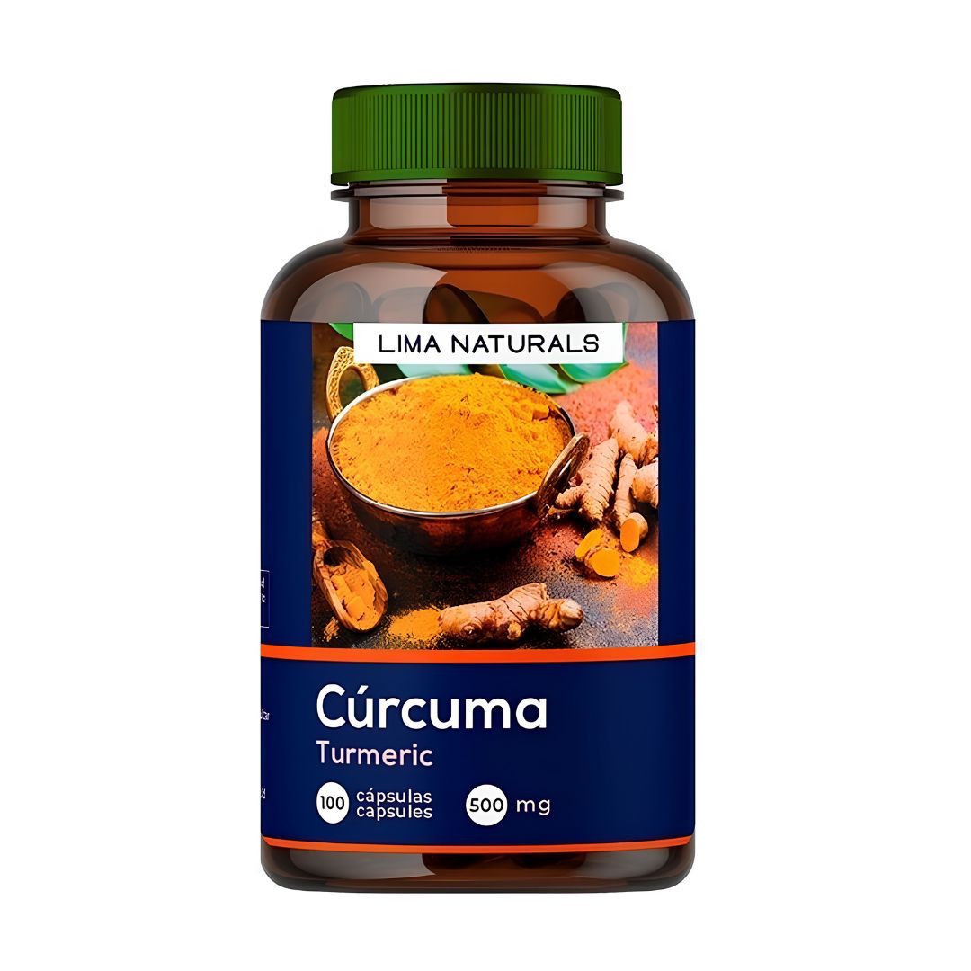 CÁPSULAS DE CURCUMA LIMA NATURALS - 100 CAPSULAS - 1