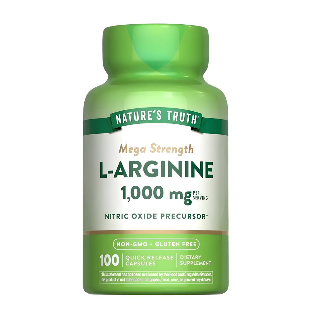 L-ARGININE / ARGININA EN CÁPSULAS NATURE'S TRUTH 1000 MG - 100 CAPSULAS + SHAKER - 2