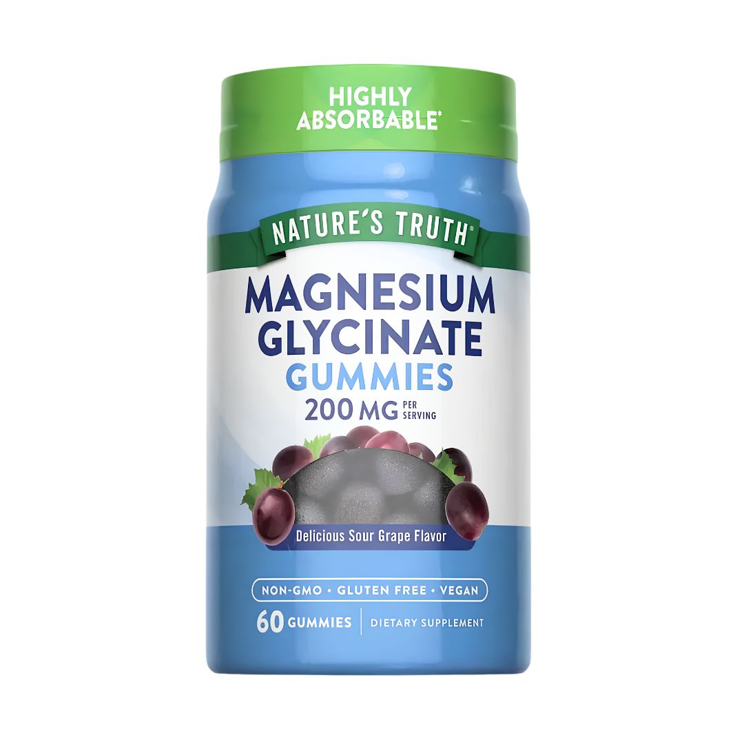 PACK X 02 - GOMITA GLICINATO DE MAGNESIO - NATURE'S TRUTH 60 GOMITAS / MAGNESIUM GLYCINATE 200 MG - 2