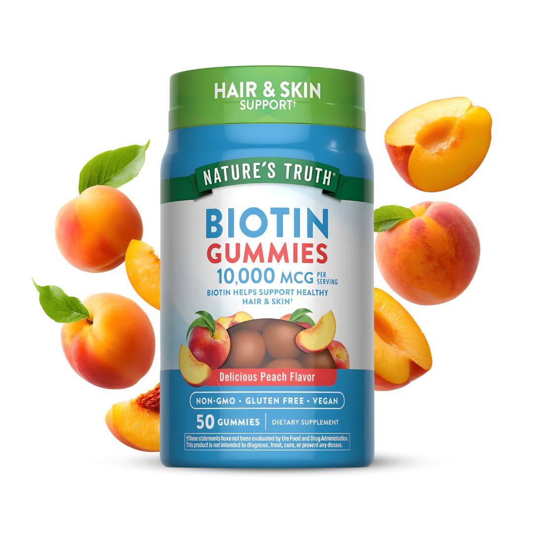 GOMITA BIOTINA 10.000 MCG NATURE'S TRUTH - 50 GOMITAS - 1