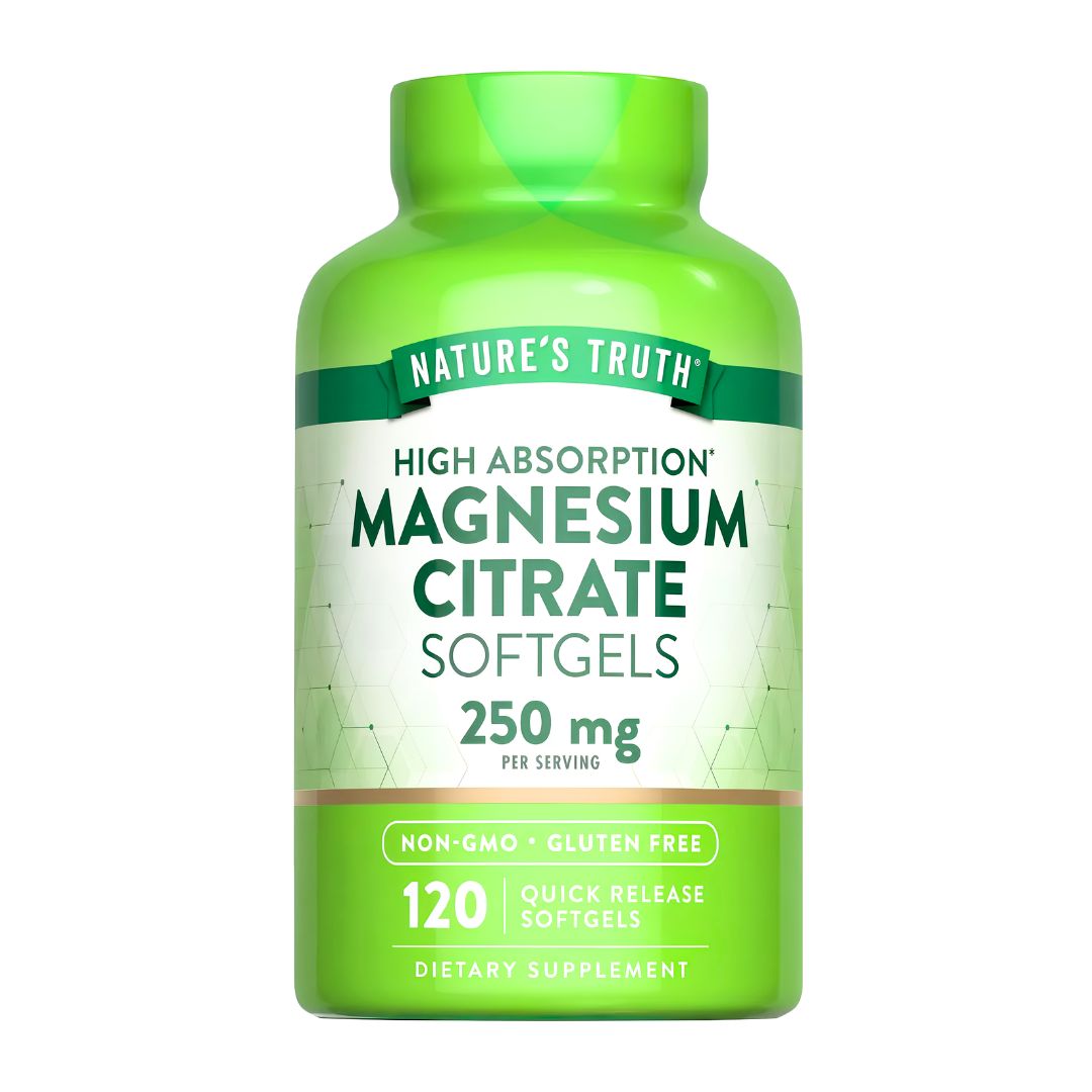 PACK X 02 - CITRATO DE MAGNESIO NATURE'S TRUTH 250 MG - 120 CAPSULAS - 2