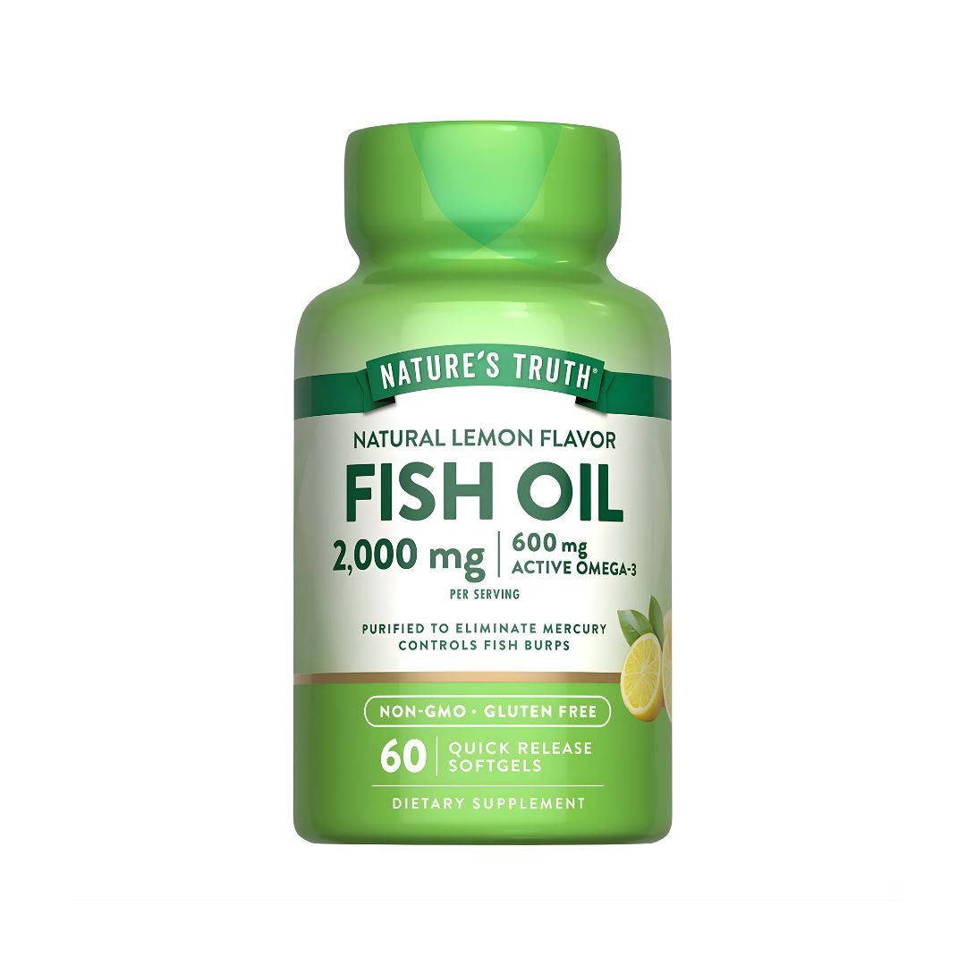 PACK X 02 - FISH OIL 2000 MG OMEGA 3 NATURE'S TRUTH - 60 CÁPSULAS - 2