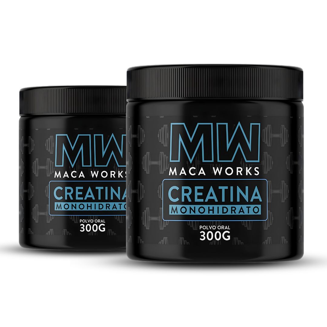PACK X 02 - CREATINA MACA WORKS 300 G - CREATINA MONOHIDRATADA - 1