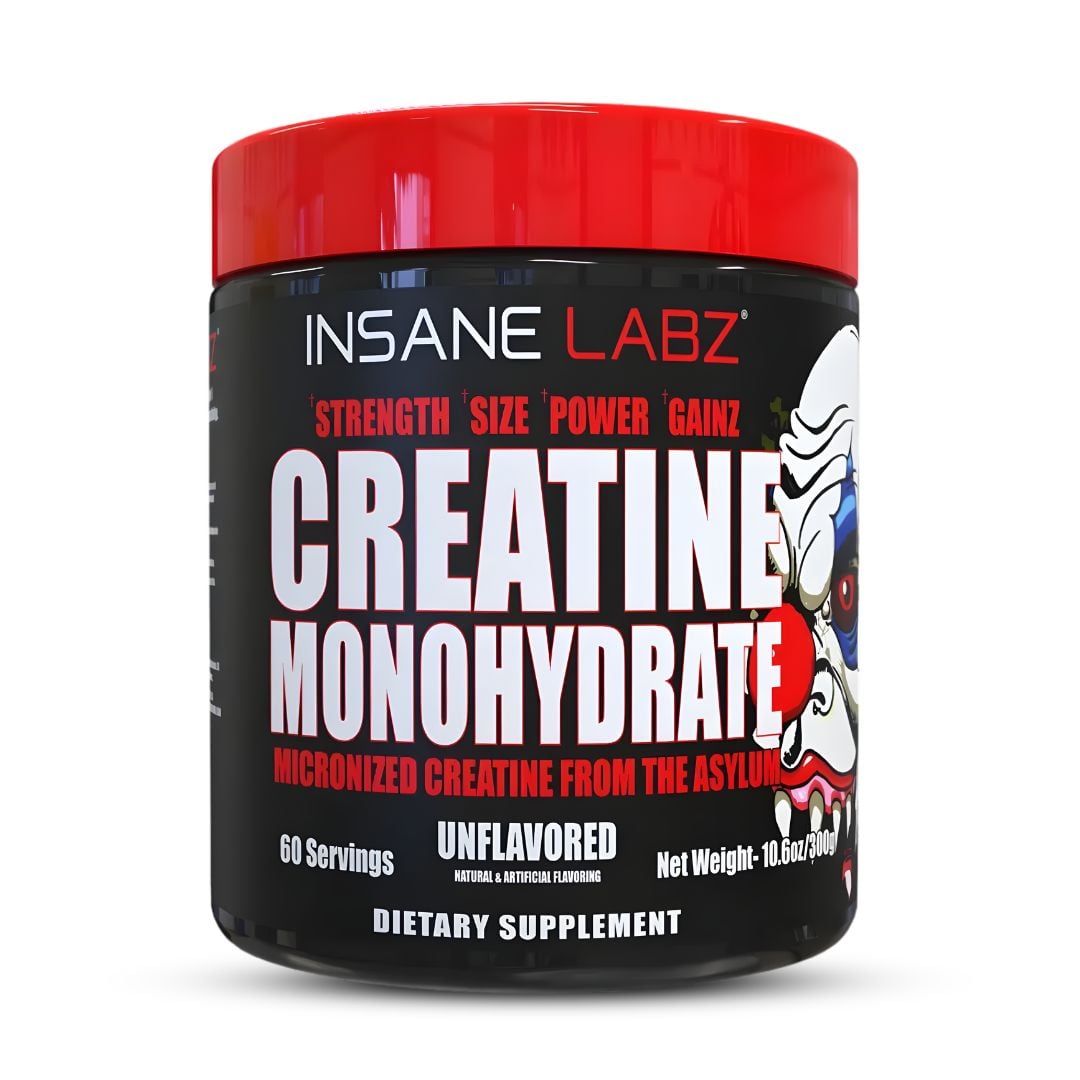 CREATINA INSANE LABZ 300 G - CREATINA MONOHIDRATADA Y MICRONIZADA 60 SERV + STRAPS - 2