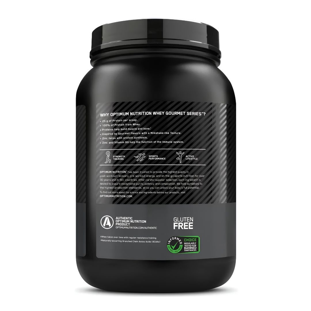 PACK X 02 - PROTEINA WHEY GOURMET SERIES 900 G OPTIMUM NUTRITION - VAINILLA ICE CREAM - 2
